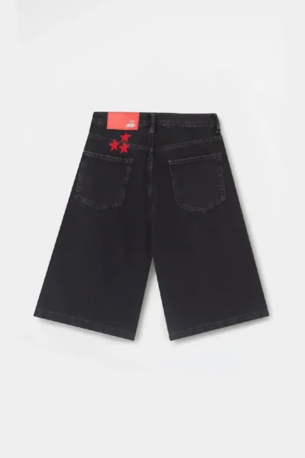 Scuffers Bermudas Negro lavado gigante (1)