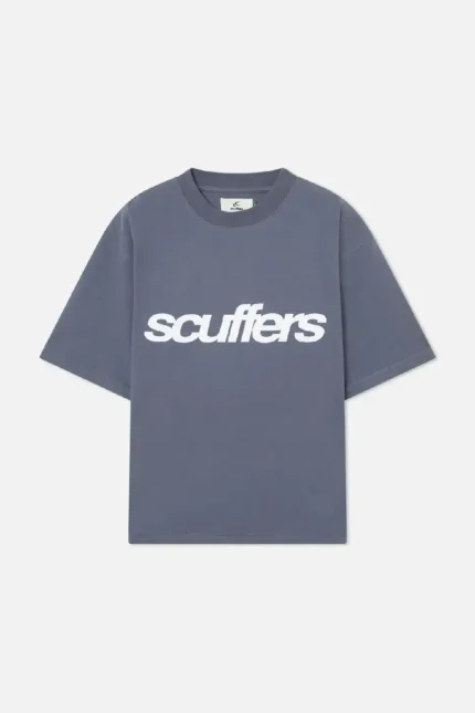 Scuffers Camiseta New Age azul polvoriento (5)