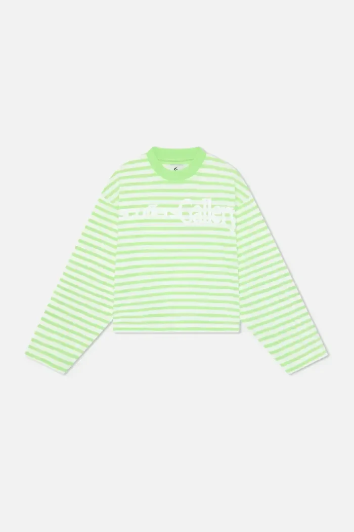 Scuffers Curator sudadera verde y blanca (1)