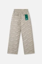 Scuffers Pantalones de chándal gris acolchado champán (4)