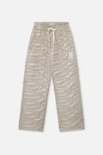 Scuffers Pantalones de chándal gris acolchado champán (5)