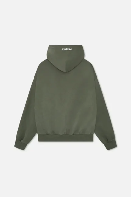 Scuffers Sudadera con capucha Safari Verde (4)