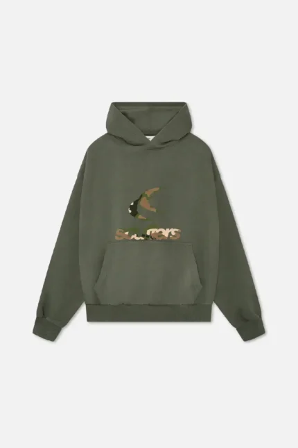 Scuffers Sudadera con capucha Safari Verde (5)