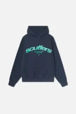 Scuffers Sudadera con capucha icónica gris oscuro (6)